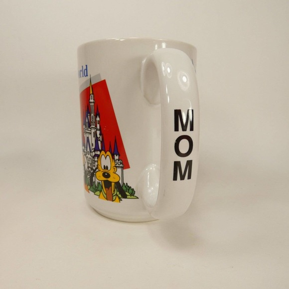 Walt Disney World Ceramic MOM Coffee Mug/Cup Mickey, Minnie, Donald, Goofy UEJYV - Picture 4 of 13
